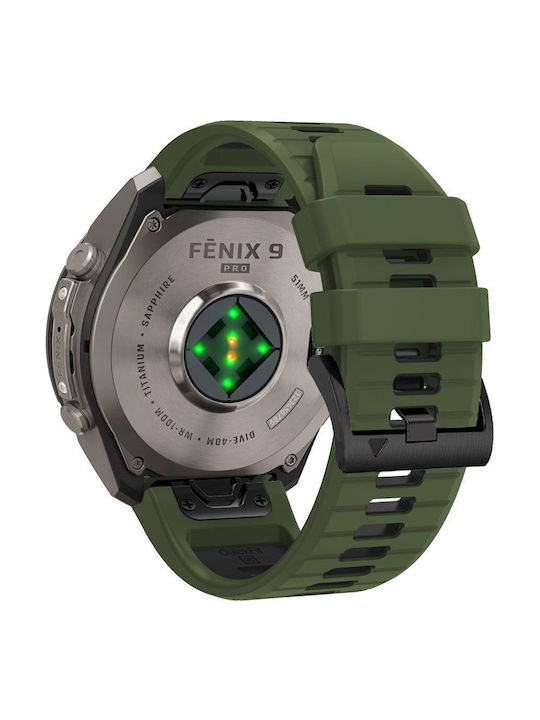 Tech-protect Iconband Pro Garmin Fenix 5x 5x Plus 6x 6x Pro 7x 8 8 Pro 9 9 Pro 47 Mm Green Black 5906302388141 Tech-protect Iconband Pro Garmin Fenix 5x 5x Plus 6x 6x Pro 7x 8 8 Pro 9 9 Pro 47 Mm Green Black 5906302388141