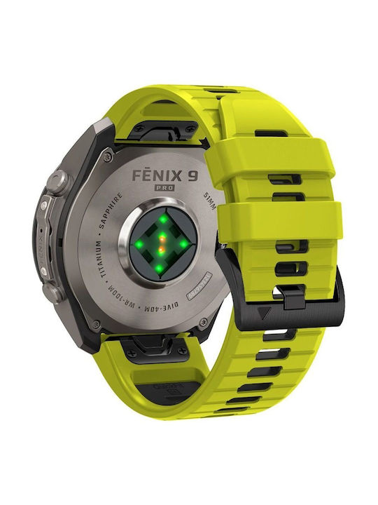 Tech-protect Iconband Pro Garmin Fenix 5x 5x Plus 6x 6x Pro 7x 8 8 Pro 9 9 Pro 47 Mm Lime Black 5906302388172 Tech-protect Iconband Pro Garmin Fenix 5x 5x Plus 6x 6x Pro 7x 8 8 Pro 9 9 Pro 47 Mm Lime Black 5906302388172