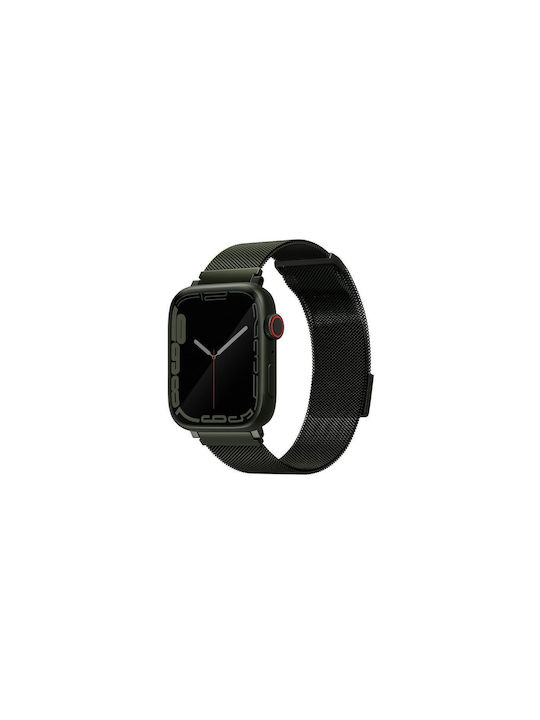 Uniq Dante Curea Oțel inoxidabil Verde (Apple Watch 38/40/41/42mm) UNIQ-41MM-DANGRN