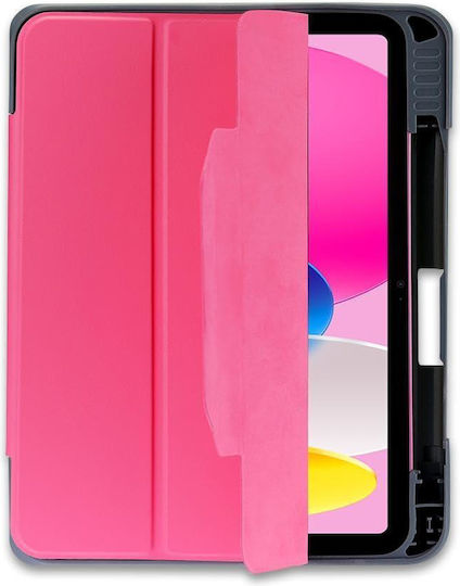 Deqster Flip Cover Dauerhafte Rosa (iPad 2022 10,9 Zoll)