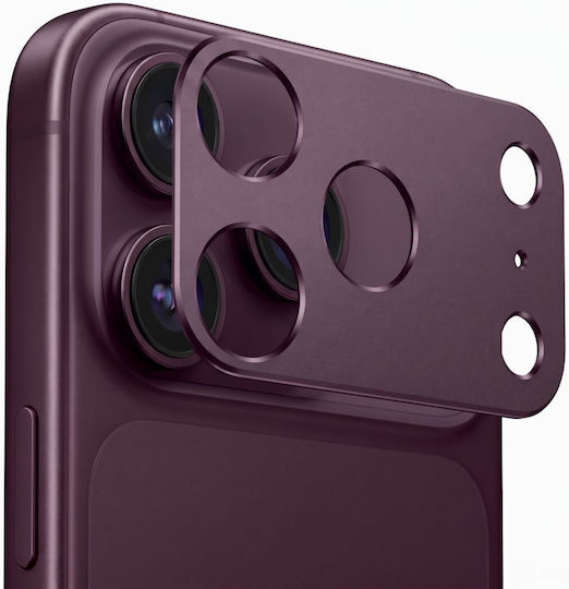Kameralinsenschutz Tech-Protect Camalloy Fit+ iPhone 18 Pro Burgundy 5906302399390
