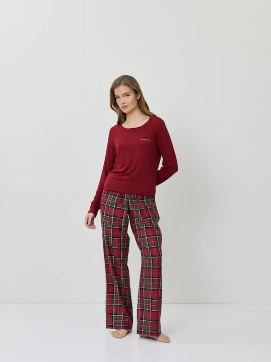 Aruelle Winter Women's Red Pyjama Set Chrissy