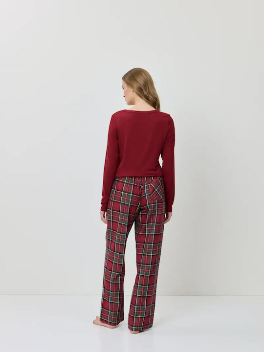 Aruelle Winter Women's Red Pyjama Set Chrissy