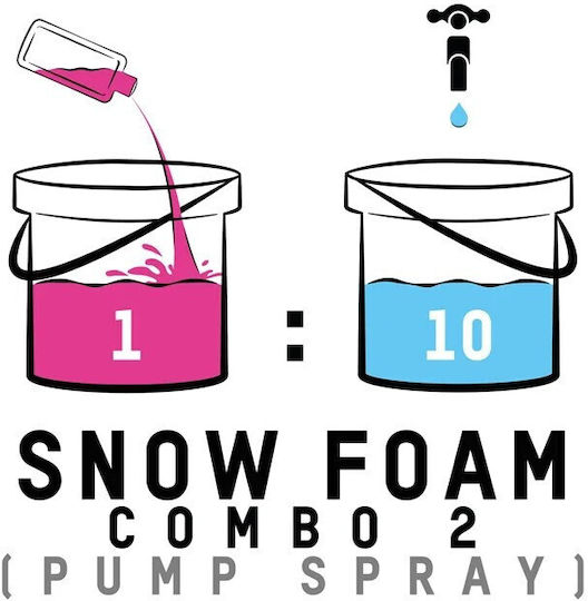 Valet Pro Snow Foam Combo2 Alkaline Car Pre-Wash Active Foam Shampoo 5L