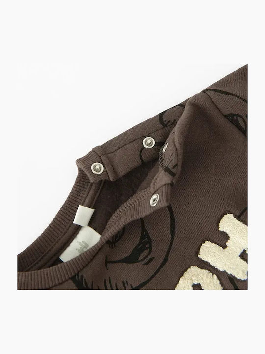 Kids’ Brown Sweatpants Set