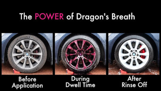 ValetPro Dragon's Breath Σπρέι Καθαρισμού για Ζάντες Αυτοκινήτου 500ml