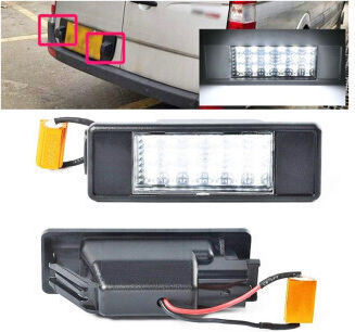 Led License Plate Light Set Compatible Mercedes Vito W639 Viano W639 Sprinter W906 Smartic Model Sma-000474