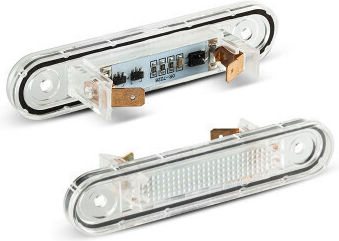 Led License Plate Light Set Compatible Mercedes E-class W124 W201 W202 Smartic Model Sma-000479