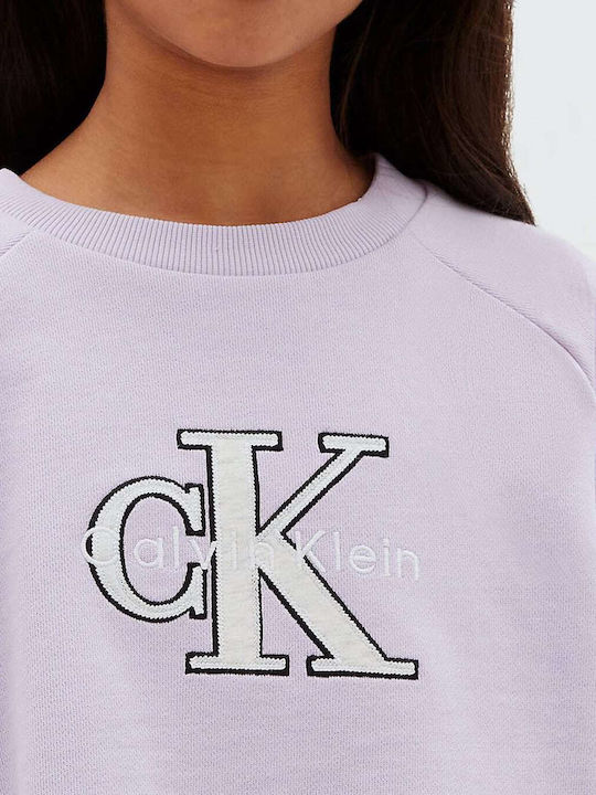 Kinder-Sweatshirt Lila
