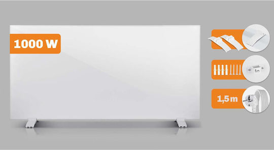Berdsen Πάνελ Υπέρυθρης Θέρμανσης Τοίχου 1000W Λευκό 120x60cm