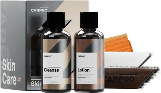 CarPro Skin Pflege-Set für Reinigung und Schutz von Lederteilen im Auto