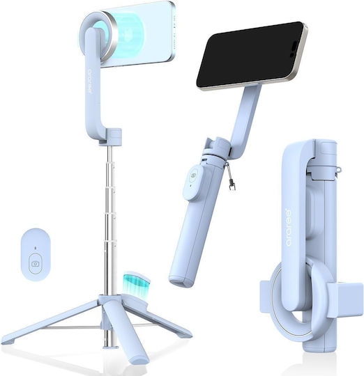 Selfie Stick Araree Araree Selfie Stick Bluetooth Magfie Pod Blue Magsafe Tripod Ar60-01727c