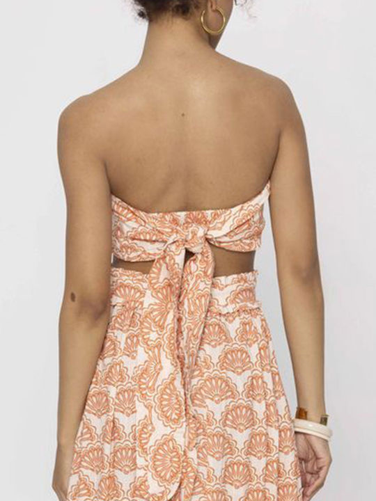 Mind Matter Suki Damenbluse Peach