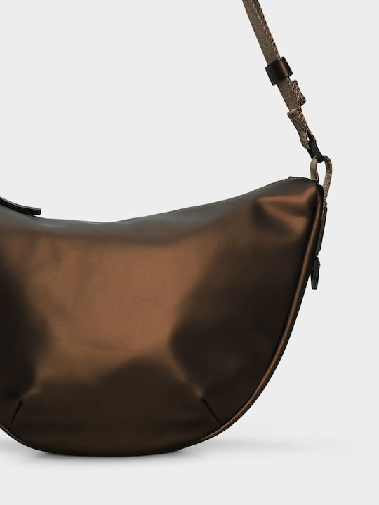 Valera Stoff-Schultertasche für Damen in Bronze