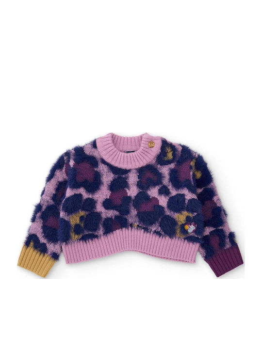 Kids Long-Sleeved Sweater Pink