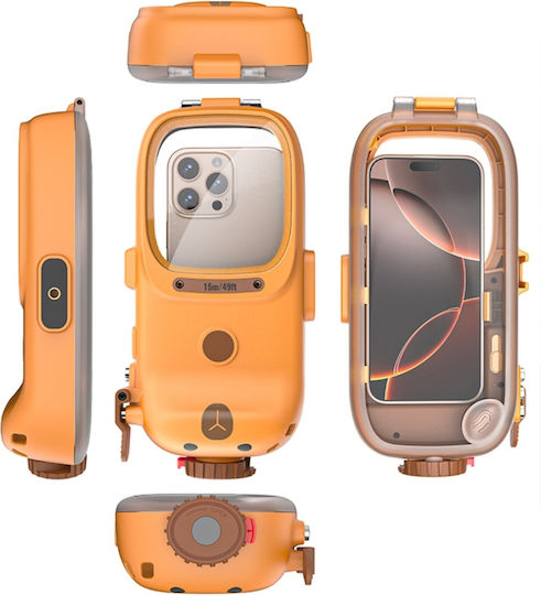 Waterproof Case 4smarts Shark Universal 15m Orange
