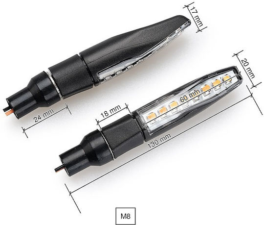 Φλας Rugged Turn Lights Σετ Black 21784n Puig