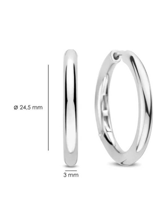 Ti Sento Women's Hoop Earrings 925 Silver 78120si
