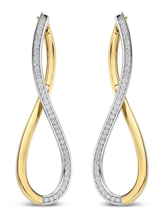 Ti Sento Women's Earrings Zircon 925 Silver 78086zy
