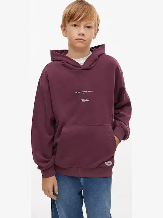 Kinder-Sweatshirt in Bordeaux