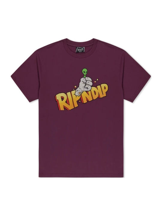 Rip N Dip Stronger T-shirt Burgundy