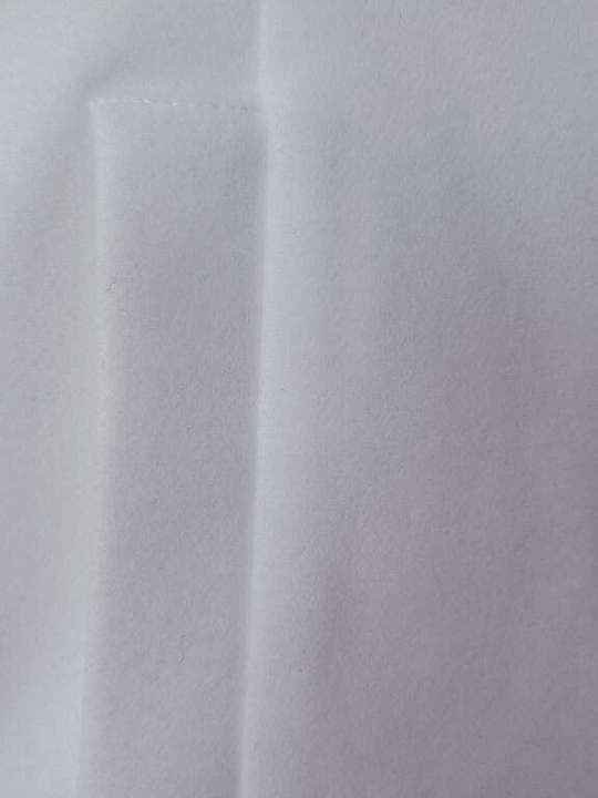 Дамско вълнено палто White с копчета