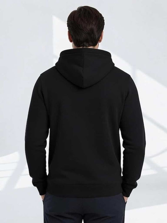 Black Hooded Sweatshirt