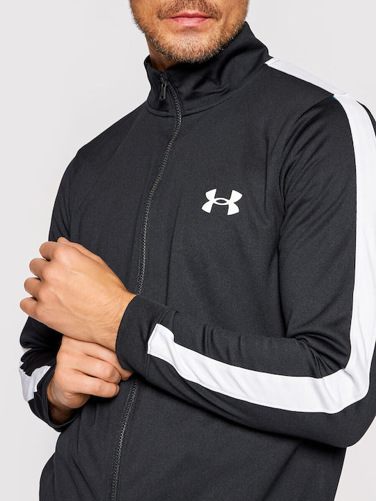 Emea Glossy Tracksuit Set With Jacket Without Elastic Black