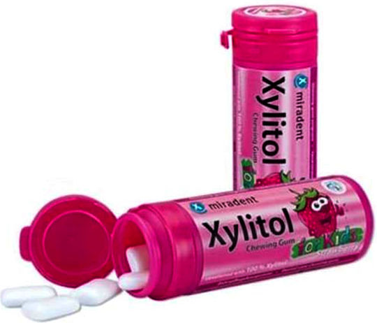 Miradent Xylitol Chewing Gum for Kids Τσίχλες για την Ξηροστομία 30τμχ