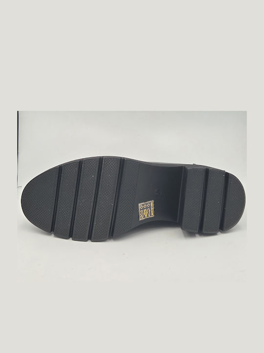 Loafers de Damă din Lac de Culoare Bordo