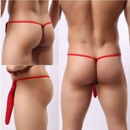 Roza Underwear Men's Sexy Red String