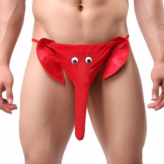 Roza Underwear Men's Sexy Red String