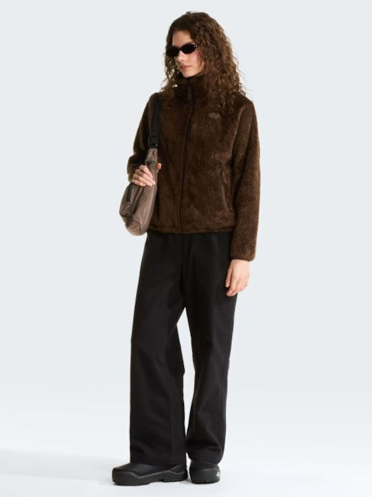 Osito Evolve Full Fleece Γυναικεία Ζακέτα με Φερμουάρ Dark Chestnut