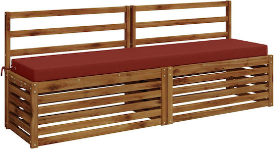vidaXL Gartenbankkissen Soest Rot 2 Stk. 170 x 40 cm