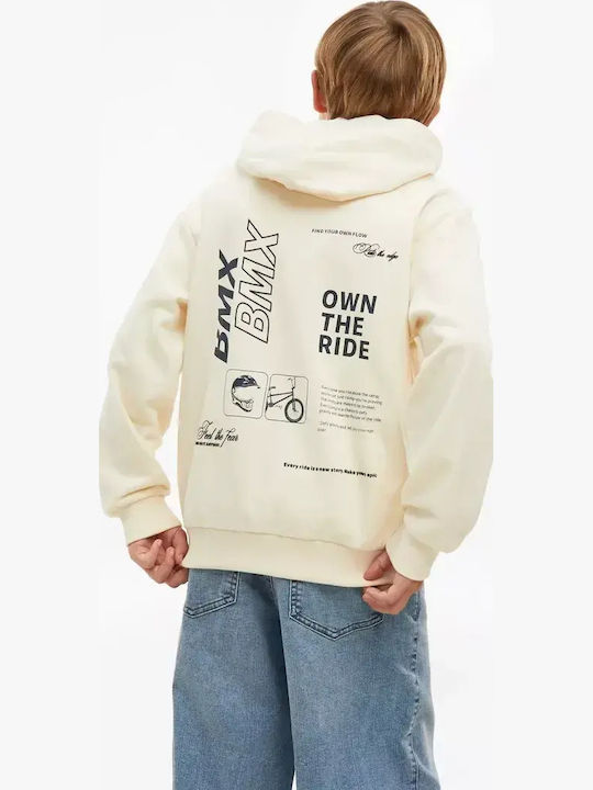 Kinder-Sweatshirt in Ecru