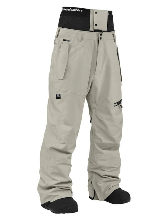 Horsefeathers Nelson OM297W Ανδρικό Παντελόνι Σκι & Snowboard Μπεζ