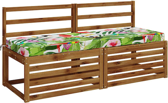 vidaXL Възглавници за градинска пейка Soest Многоцветни 2 бр. 140x50 см