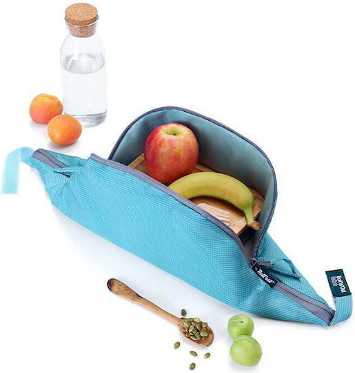 Silver Handheld Insulated School Lunch Bag