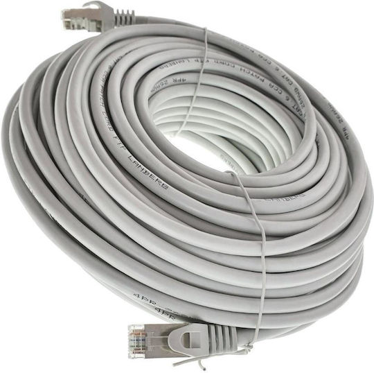 Lanberg F/FTP Cat.6 Ethernet Network Cable 30m Gray