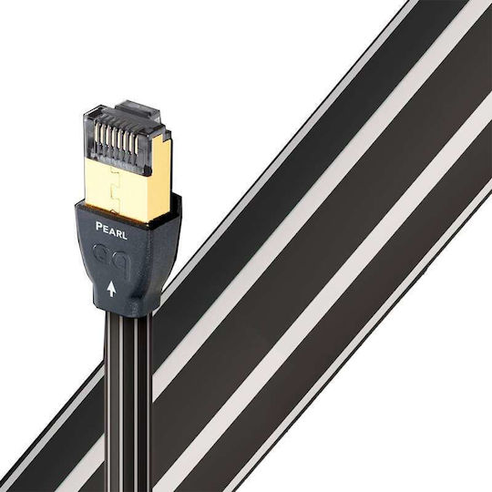 Audioquest Cat. 7 (10 Gbps) Ethernet мрежов кабел 3 m Черен
