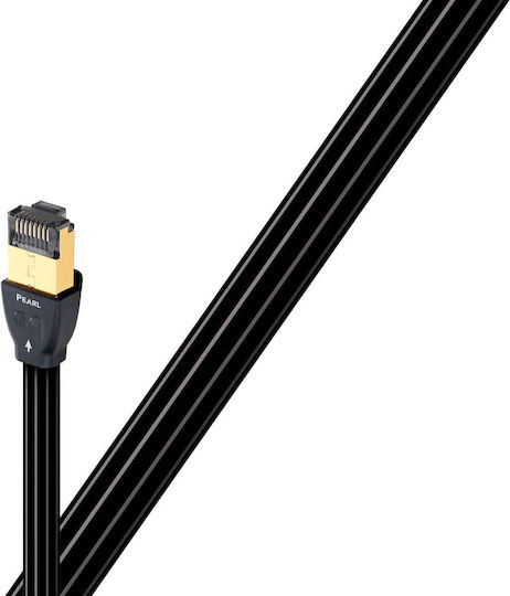 Audioquest Cat. 7 (10Gbps) Ethernet мрежов кабел 5 m Черен
