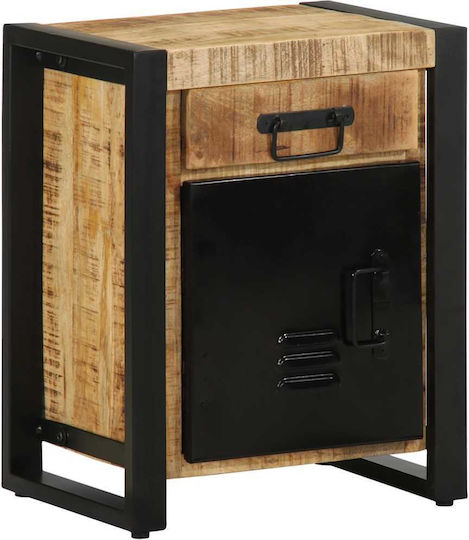 Bedside Tables Solid Wood Brown 2 pcs 40x30x50cm