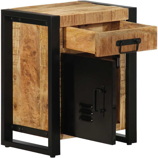 Bedside Tables Solid Wood Brown 2 pcs 40x30x50cm