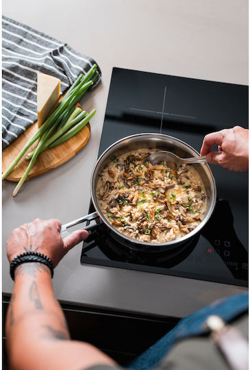 Tramontina Stainless Steel Pan with Lid 24cm