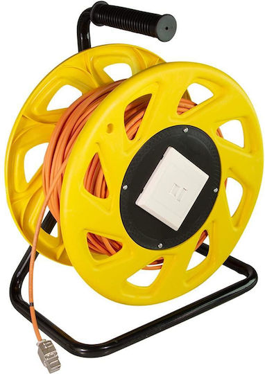 LogiLink S/FTP Cat.7a (10Gbps) Καλώδιο Δικτύου Ethernet εξωτερικού χώρου χωρίς ακροδέκτες 90m Πορτοκαλί