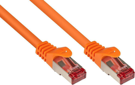 Alcasa S/FTP Kat.6 (Gigabit) Netzwerkkabel Ethernet 2m Orange