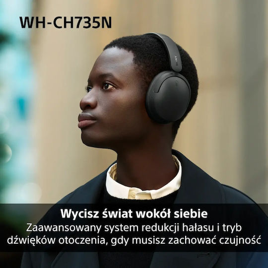 WHCH735N Ασύρματα / Ενσύρματα Over Ear Ακουστικά Μαύρα