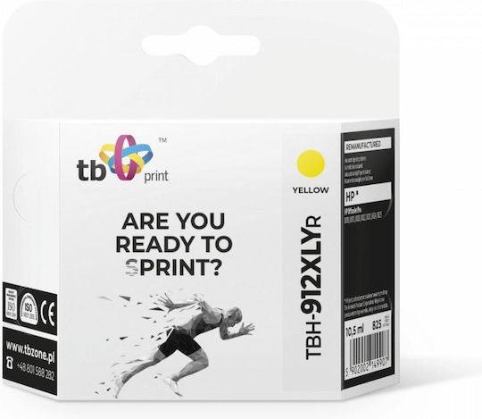 TB Print Συμβατό Μελάνι Εκτυπωτή InkJet HP 825 Σελίδων 10.5ml Κίτρινο 1τμχ