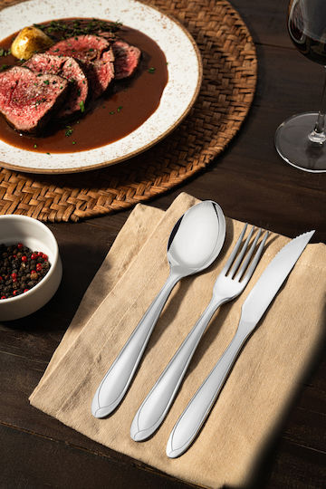 Tramontina 18/10 Stainless Steel Cutlery Set Silver 36 Pieces