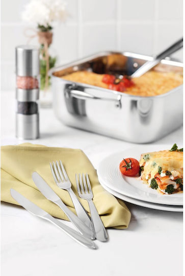 Tramontina Cutlery Set Stainless Steel 18/10 Silver 91 Pieces
